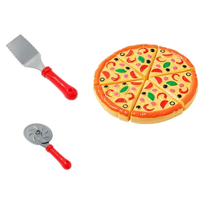 Jouet de coupe de Pizza pour enfants, Simulation de Dinette de Pizza en plastique, jouet de cuisine 