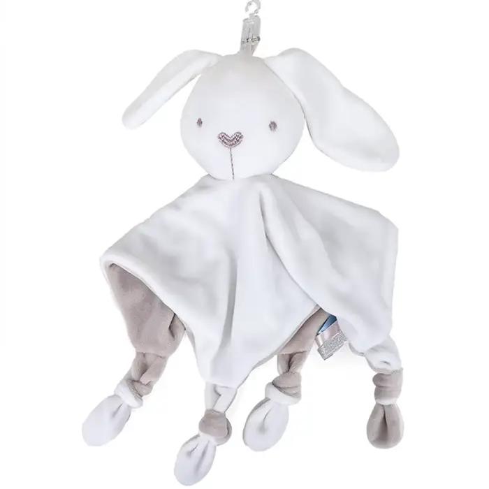Jouets pour bébé de 0 à 12 mois, serviette douce pour apaiser, animaux en peluche, jouet de couette,