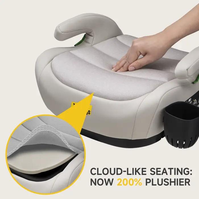 Siège rehausseur portable Jovikids OHHO+ avec porte-gobelet, pour siège auto de voyage pour enfants,