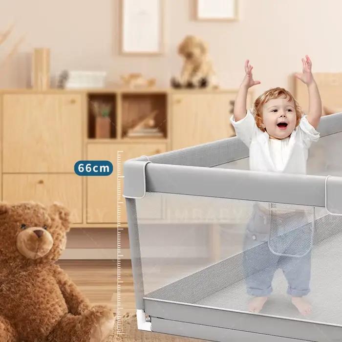 IMBABY Parc de jeu pour bébé avec panier de basket, aire de jeux pour tout-petits, centre d'activité