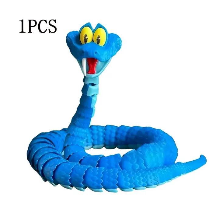 1-3 serpents artificiels articulés Gary : Zootopia 2, modèle de serpent Gary imprimé en 3D, anti-str