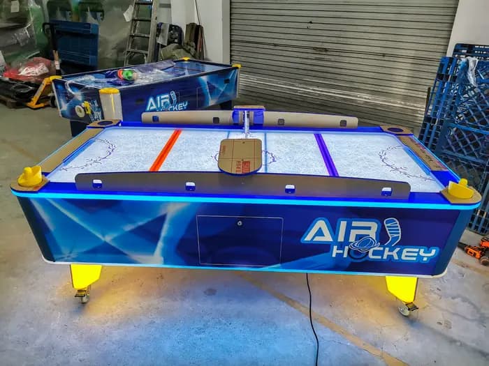 Table de hockey sur air personnalisée pour 2 joueurs, machine d'arcade pour tournoi, usage commercia