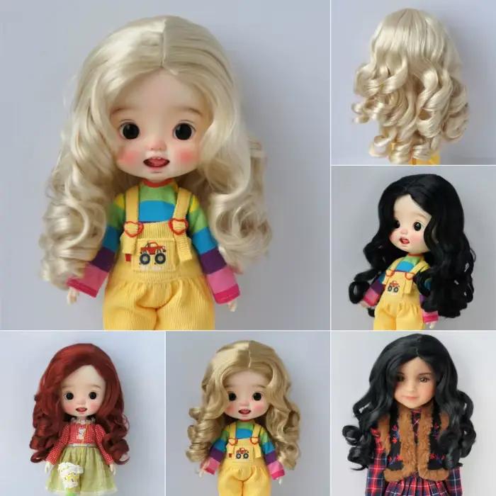 Jusuns-Perruques Beurre Synthétiques Bouclées en Mohair, Accessoires Sirène, JDirt 1/6 1/4 1/3 YOSD 