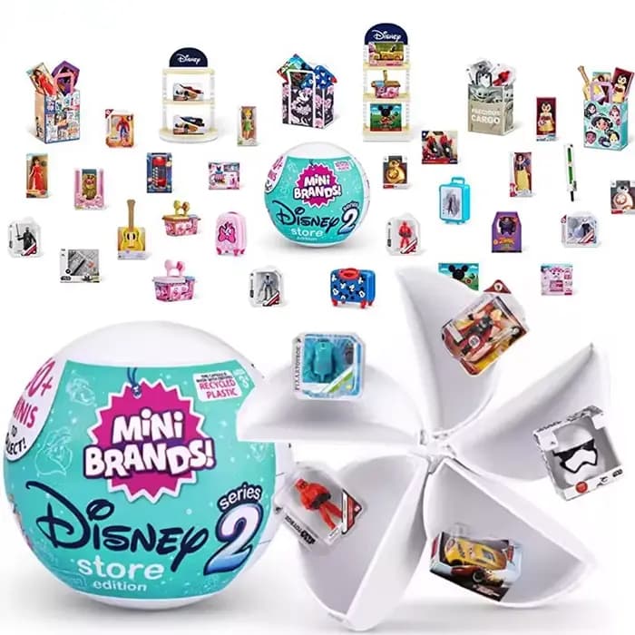 5 Surprise Disney Mini marques jouets à collectionner Disney Store édition 2 Capsule mystère vraie p