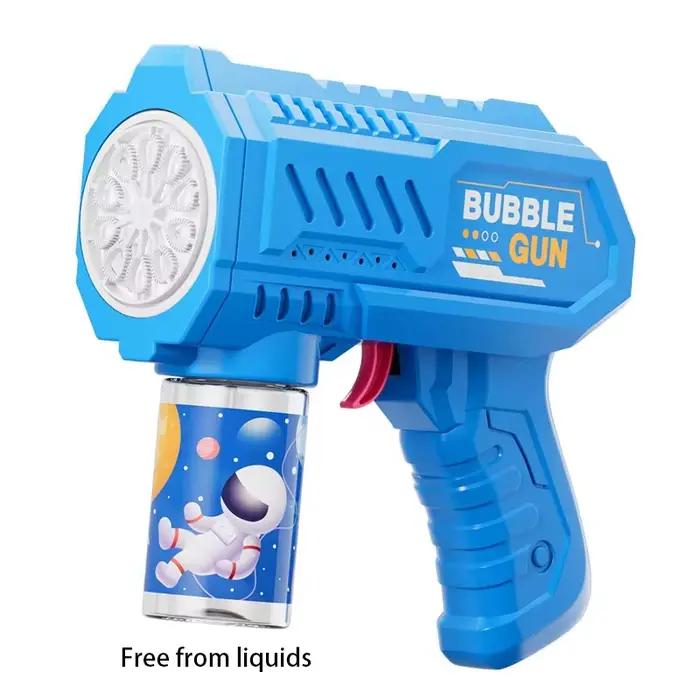 Pistolet à bulles électrique licorne, machine à bulles jouet, souffleur de savon automatique avec lu