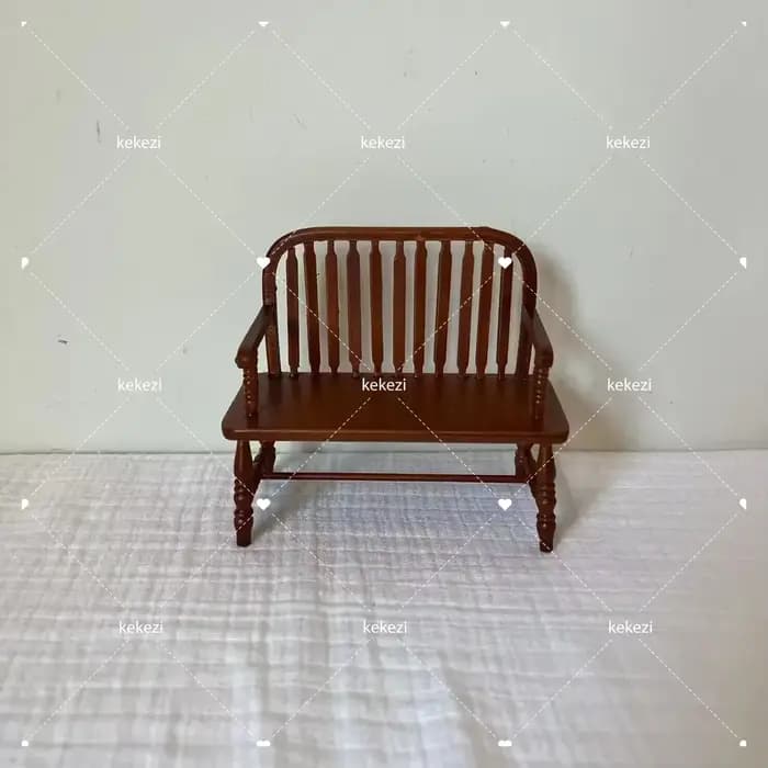 Miniature monde 1:12 maison de poupée Miniature bébé Dolly Mini chaise inclinable miroir de vanité m