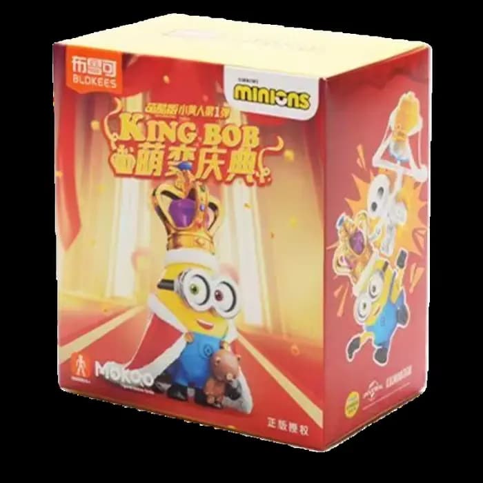 BLOKEES Minions Building Block Man Cute and Cool Edition 1nd  King Bob Knight Dave Assembly Model Bl