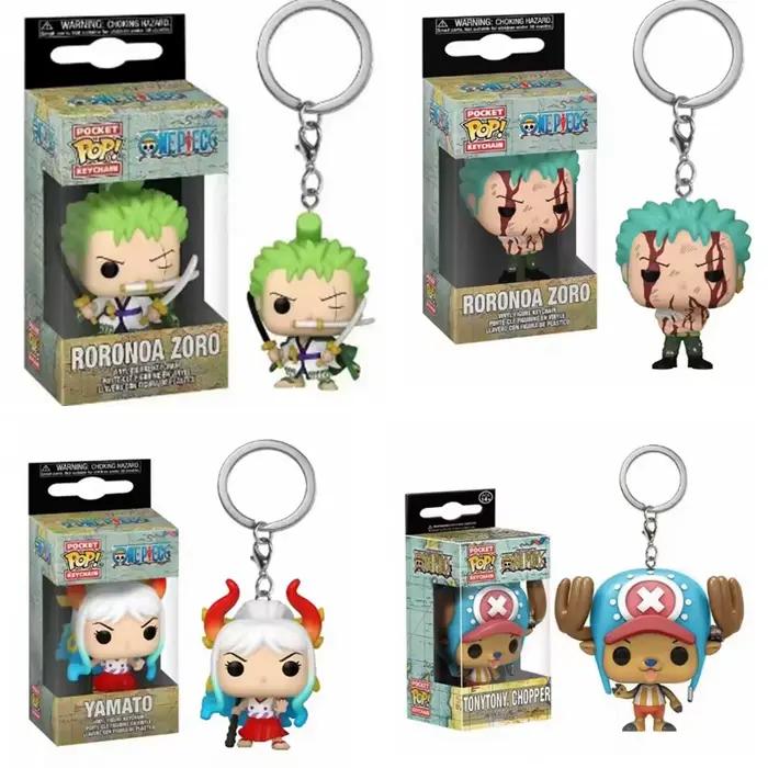 Funko POP porte-clés de poche une pièce Roronoa Zoro Yamato Chopper poupées en vinyle figurine modèl