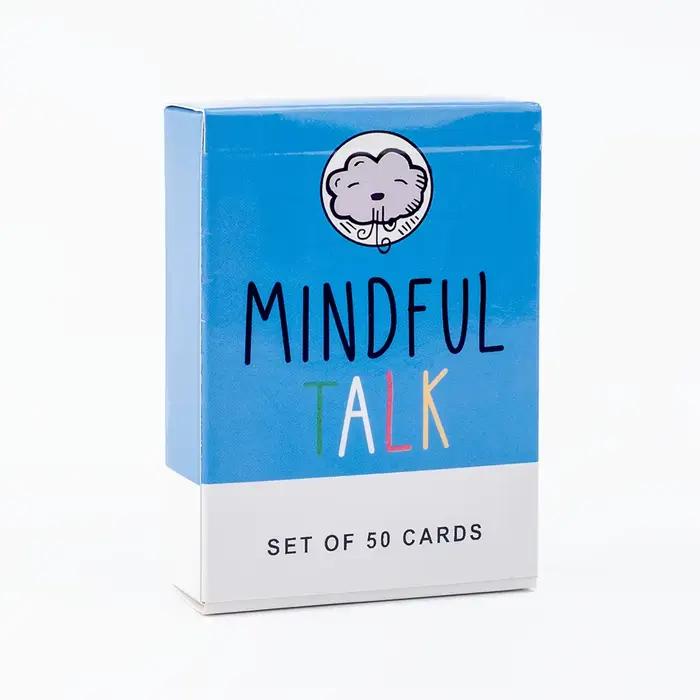 Jeu de société Mindful Talk, 50 cartes, brise-glace pour les rassemblements sociaux, pour mieux se c