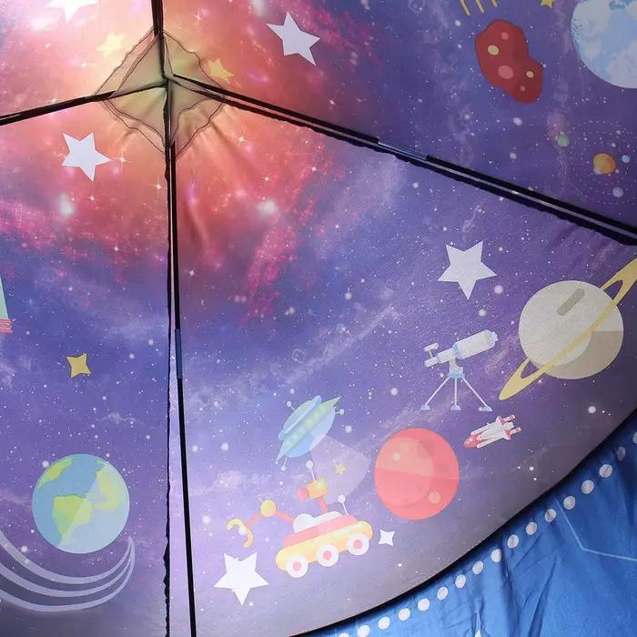 Rocket Ship – tente de jeu Pop-Up pour enfants, grand espace, maison de jeu intérieure, tente de jeu
