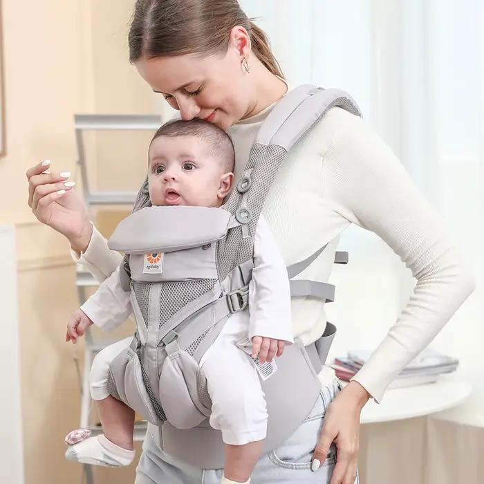 Porte-bébé ergonomique multifonctionnel, sac à dos pour bébé multi-poches, adapté aux nouveau-nés et