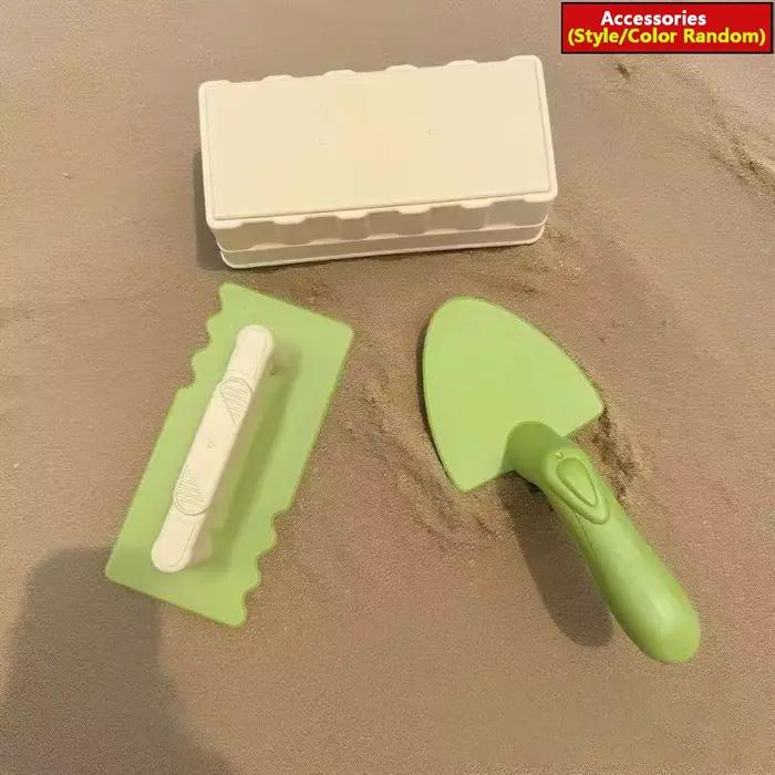 Ensemble de jouets de plage pour enfants, jouets de neige, briques, moule à château de sable, outil,