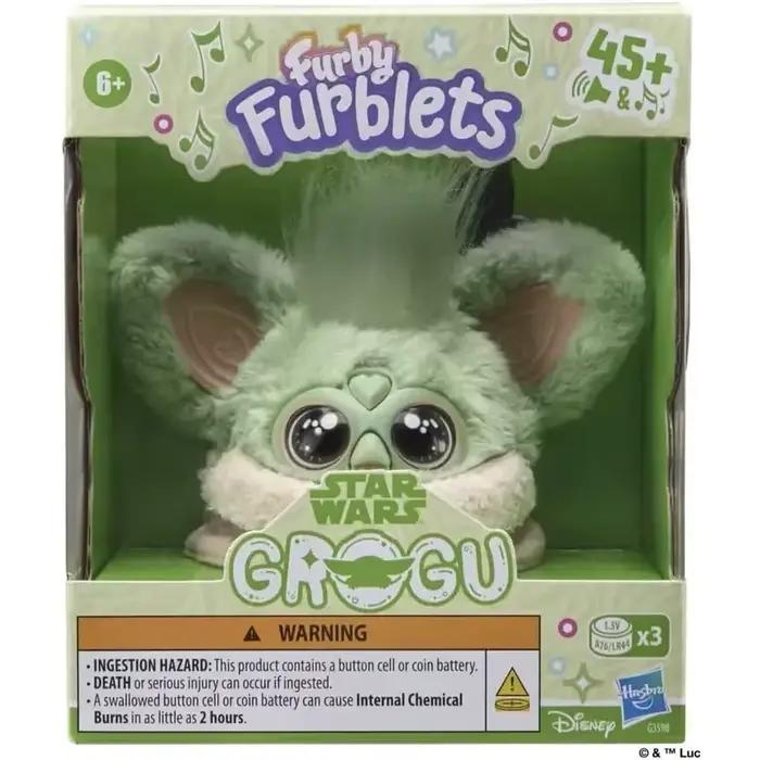 Hasbro Furby Star Wars pour poupée interactive en peluche avec fonction de voix de papa, version Hon