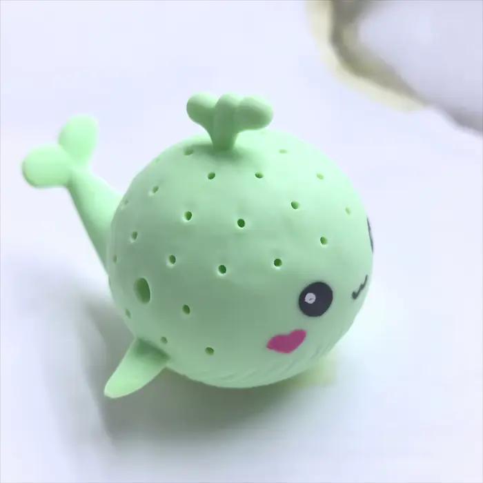Jouets de bain pour bébé, éponge absorbant l'eau, baleine à presser, anti-Stress, jeu de natation d'