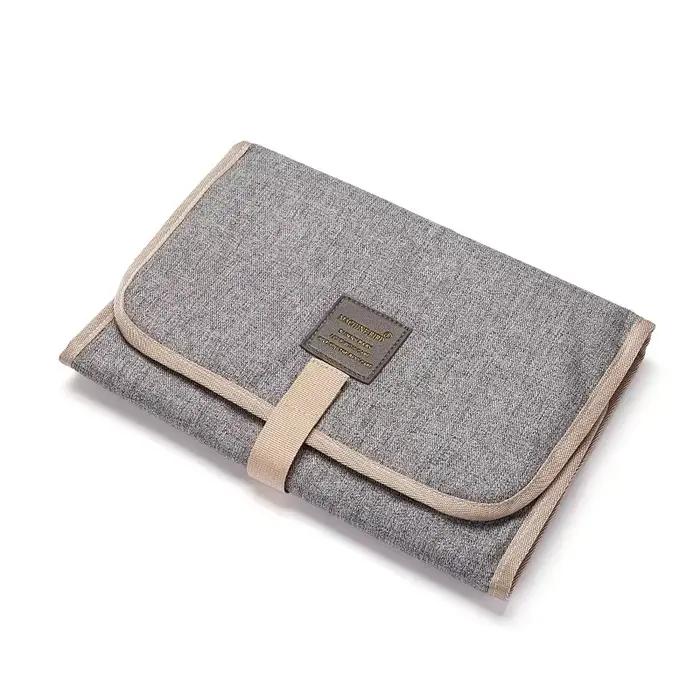 Tapis à langer pliable imperméable pour bébé, tapis de jeu portable et lavable pour voyage