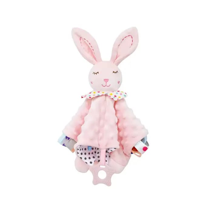 Jouets en peluche pour nouveau-né, couverture d'animal mignon, couette lapin éléphant, apaiser, serv