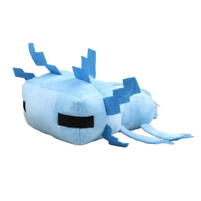 Jouets en Peluche Axolotl bleu 30cm, poupées d'animaux en Peluche Axolotl Kawaii, jeu doux, cadeau d