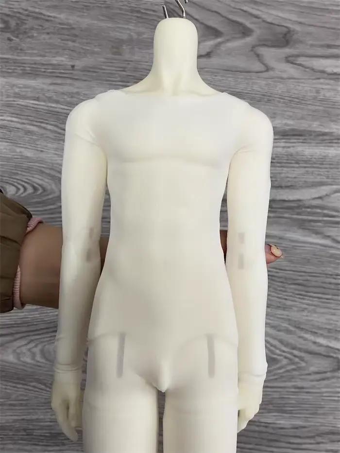 Vêtements de poupée BJD pour hommes et femmes, costume anti-embau, pantalon de sangsues blanches, co