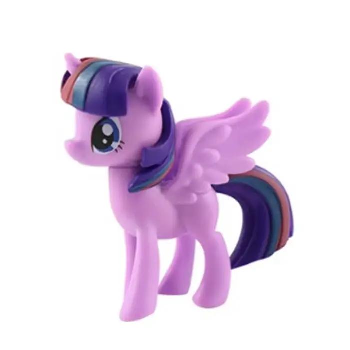Hasbro Original Genuine My Little Pony, combinaison de six modèles (9 cm de haut), figurines d'actio