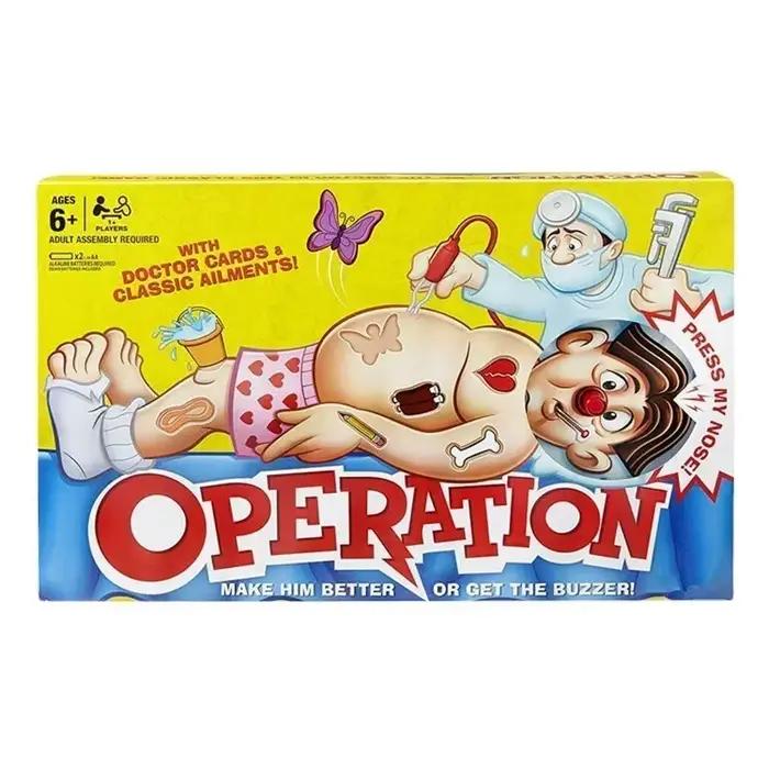 Jeu d'opération compétitif, Mode 2-4 joueurs, jouet interactif de fête, défi réflexe, rassemblement 