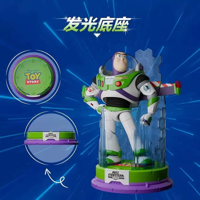 Figurine authentique Buzz Lightyear de Toy Story, modèle assemblé, style Sam's Club, grande taille, 