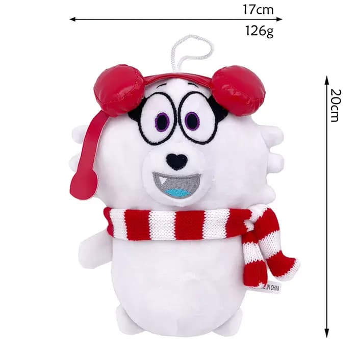 Nouvel ensemble de produits de dessins animés Tyler et Snowy Snuggle, peluches Taylor et Snowy, cade
