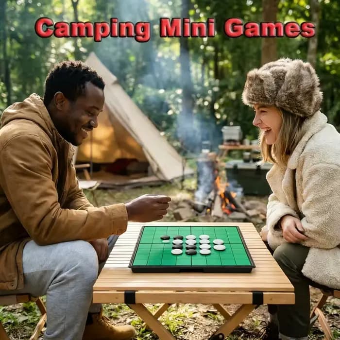 Jeu de société classique Othello 25 cm/9,8 po Convient pour la famille et les voyages - Plateau en p