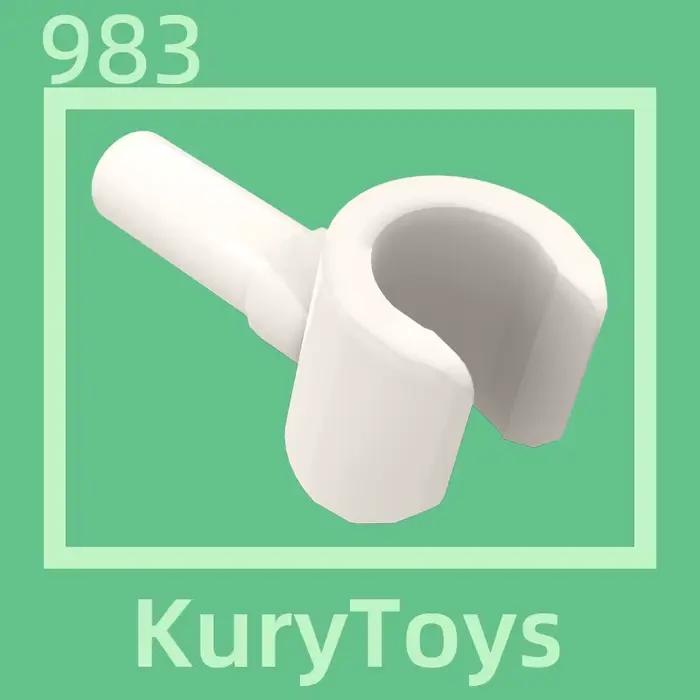 Kury Toys DIY MOC pour 983 # Pièces de blocs de construction pour main de partie de corps, 10 pièces