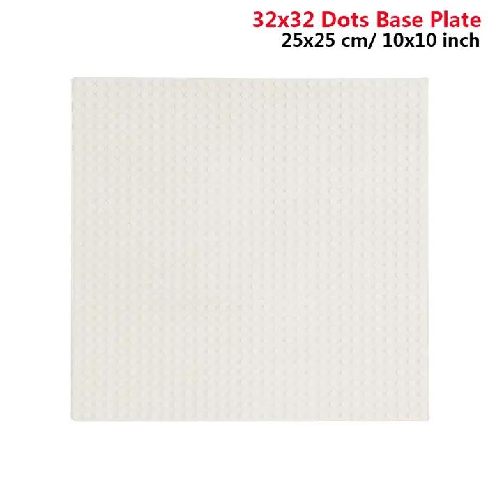 Blocs de construction classiques 32x32 32x16 points, plaque de Base MOC, briques de petite taille, p