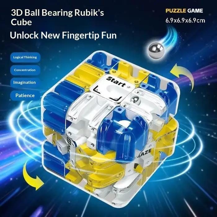3D Puzzle balle labyrinthe jouet enfants défi jeu d'obstacles labyrinthe balle 3D labyrinthe Montess