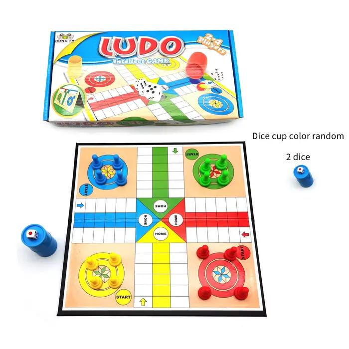 LUDO, jeu de stratégie, jeu pliable portable, juegos de mesa, cadeau, idéal pour voyager, jeux class