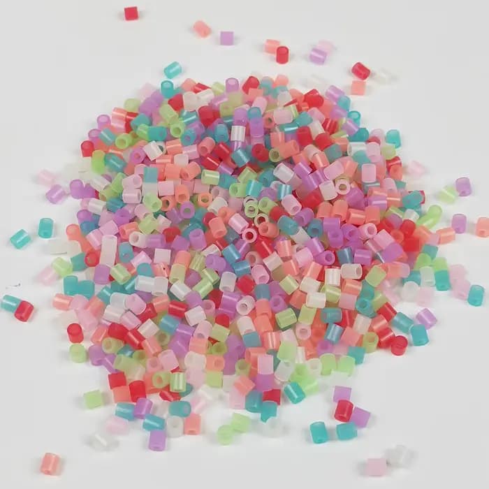 Puzzle de pixels scintillants dans l'obscurité, 5MM, 1000 pièces, perles en fer pour enfants, perles