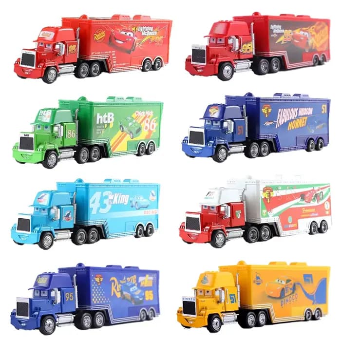 Disney Pixar Cars 3 2 Lightning Mcqueen camion Mack poussin Hicks roi Jackson tempête Cruz Ramirez D