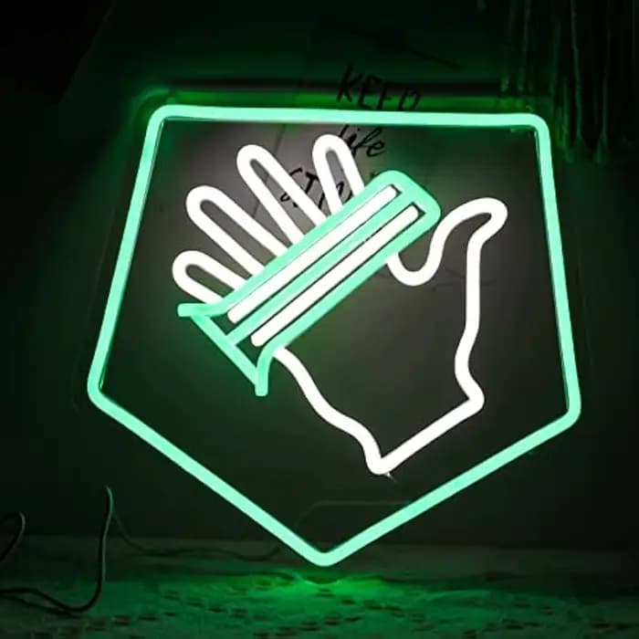 Game Palm Neon Sign LED Gaming Light pour décoration murale, chambre à coucher, bar, salle de jeux, 