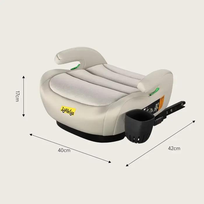 Siège rehausseur portable Jovikids OHHO+ avec porte-gobelet, pour siège auto de voyage pour enfants,