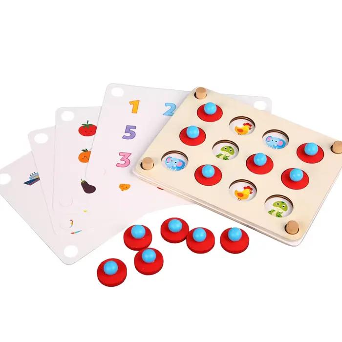 Échecs à mémoire de forme, jouets éducatifs pour enfants, formation à la Concentration, développemen