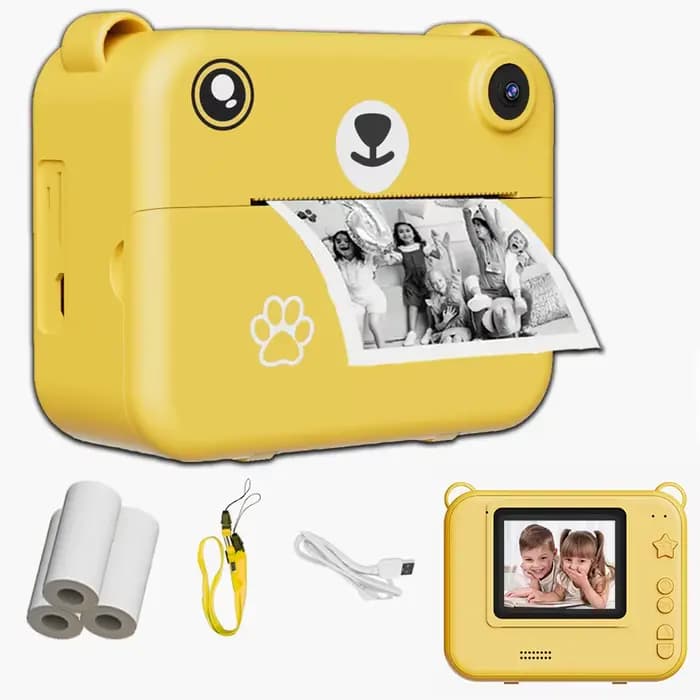 Appareil Photo numérique pour enfants, photographie à impression instantanée, enregistreur vidéo HD 