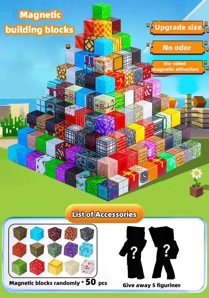 Blocs de construction magnétiques blocs de construction de jouets ensemble complet de blocs de const