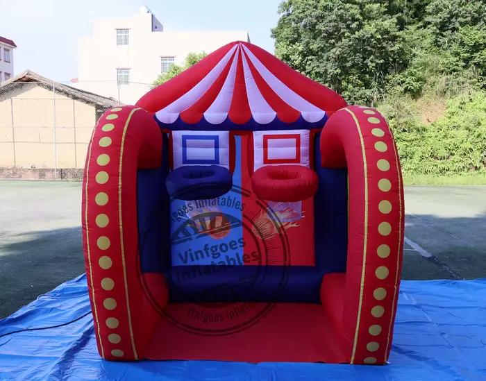 Livraison Aérienne Gratuite – Pack de Jeux Gonflables 5-en-1 pour Carnaval : Football, Fléchettes, J