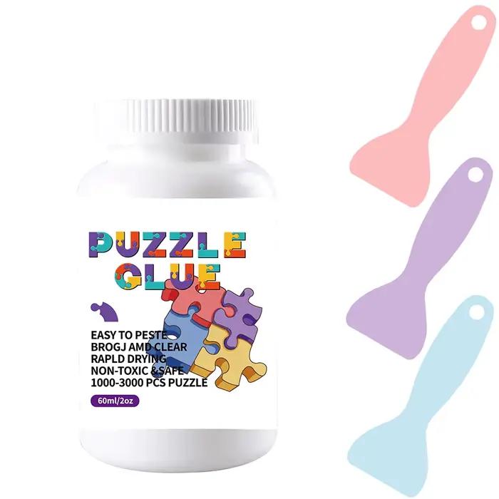 Colle transparente pour puzzles, adaptée aux puzzles de 1000/1500/3000 pièces en papier et en bois, 