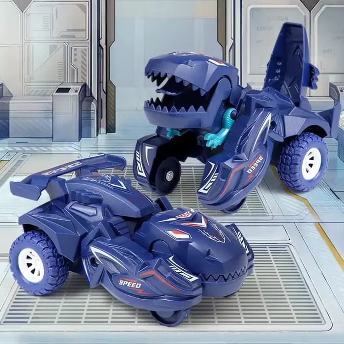 Modèle de voiture à déformation de dinosaure 2 en 1, jouet pour garçons, Action en une étape, Transf