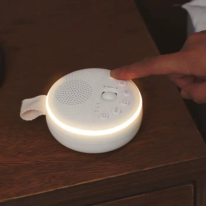 [Hubïque] nouveau-né Portable blanc bruit Machine sommeil nid d'abeille lumière indirecte lumière d'