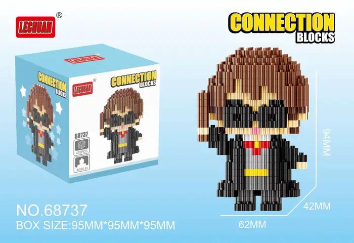 Harry Potter Linkgo blocs de construction film 3D Hermione Ron Dumbledore Snape modèle assemblage Mi
