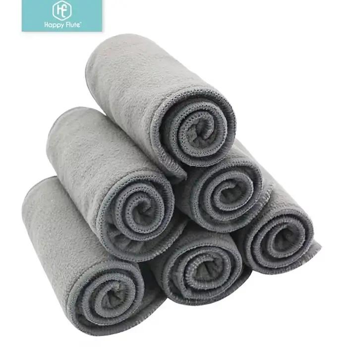 Happy Flute haute qualité bébé couches bambou charbon de bois doublure couche-culotte insérer pour b