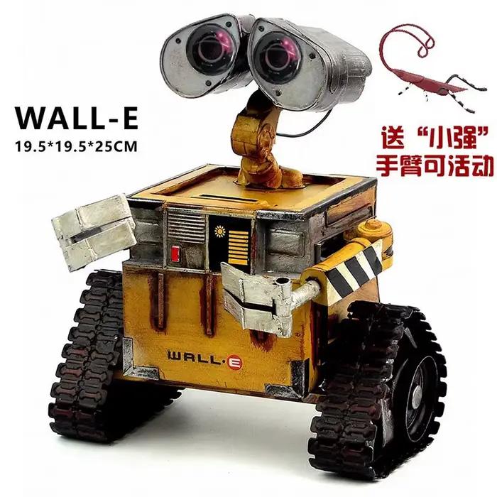 Wall-E Disney Robot film Figurine en acier métal modèle Robot Kawaii Wall-E Figurine enfants jouet p