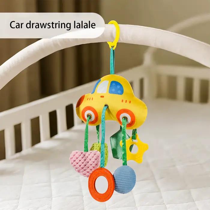 Jouet suspendu pour lit de bébé, à thème voiture et biberon, hochet décoratif apaisant pour nourriss