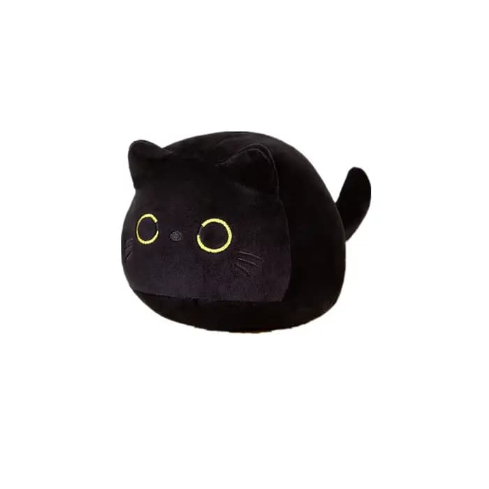 Jouet en peluche chaton peluche, boules d'animaux rondes et douces, jolie poupée, chat en peluche, o