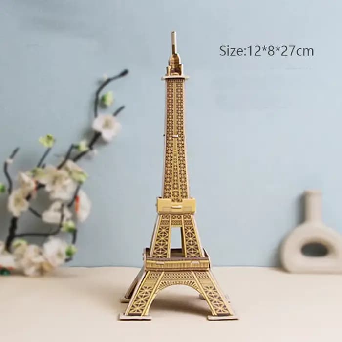 Puzzle en carton modèle 3D pour enfants, bâtiments de renommée mondiale, jouets faits à la main, déc