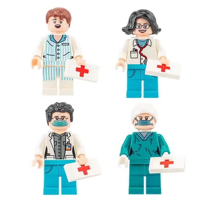Figurine de construction à assembler, figurine de méchant, jouet pour garçons et filles, cadeau