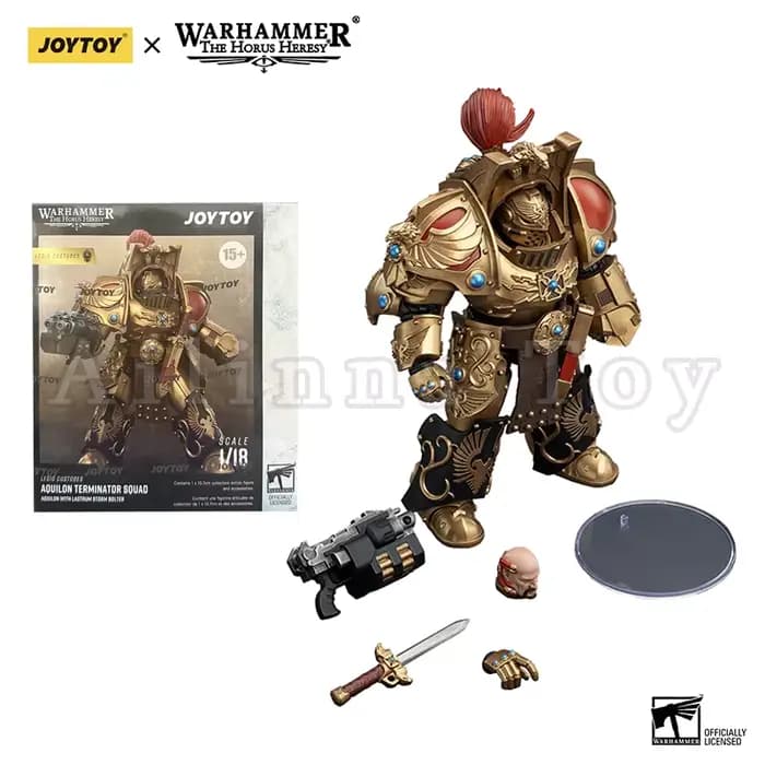 JOYTOY 1/18 figurine 40K l'horus hérésie légio Custodes Adeptus Custodes figurines Achillus Dreadnou